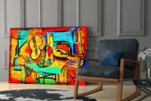 Soyut Çello Cam Tablo thumbnail 6