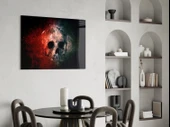 Kafatası Cam Tablo thumbnail 5