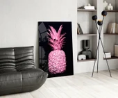 Pembe Ananas Cam Tablo thumbnail 5