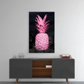 Pembe Ananas Cam Tablo thumbnail 8
