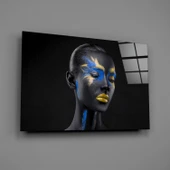 Çizgiler Cam Tablo thumbnail 2