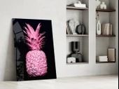 Pembe Ananas Cam Tablo thumbnail 6