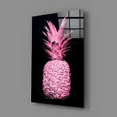 Pembe Ananas Cam Tablo thumbnail 2