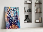 Renkli Ananas Cam Tablo thumbnail 6