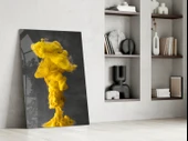 Sarı Duman Cam Tablo thumbnail 6