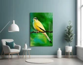 Sarı Asma Kuşu Cam Tablo thumbnail 4