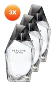 AVON Perceive Erkek Parfüm Edt 100 Ml. Üçlü Set thumbnail 2