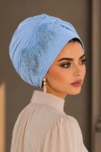 Bebe Mavi Detaylı Abiye Burgu Bone thumbnail 1