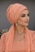 Somon Dantel Abiye Atkılı Bone thumbnail 2