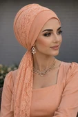 Somon Dantel Abiye Atkılı Bone thumbnail 1