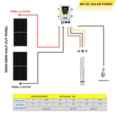 HEGEL 48V 750W Solar Dalgıç Pompa thumbnail 4