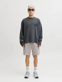 Jack&Jones 12288632 Erkek Sort - Gri thumbnail 1