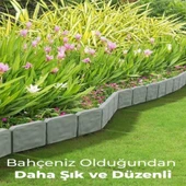 3'LÜ TAŞ GÖRÜNÜMLÜ BAHÇE ÇİTİ thumbnail 1