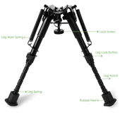 Üstün Metal Alaşım Bipod Çatalayak thumbnail 3