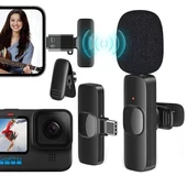 Magicvoice K8 Vlogger Yaka Mikrofonu (Android, Gopro, Osmo Action, İphone, İpad) thumbnail 1