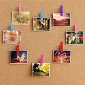 50'Li Renkli Ahşap Mandal Seti (3.5 Cm) thumbnail 5