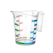 Ölçü Kabı Dereceli Renkli 500Ml thumbnail 1
