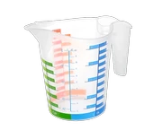 Ölçü Kabı Dereceli Renkli 1000 Ml + 300 Ml Set thumbnail 2