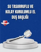Şelale Sisi Masaj Özellikli Banyo Duş Başlığı thumbnail 1