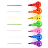 4'Lü Emojili Yumurtlayan Boya Kalemi Seti thumbnail 2