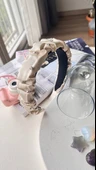 Taç saten taşlı ekru thumbnail 3