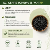Acı Çehre Tohumu Siyah - 100 gr thumbnail 2