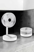 Soğutucu Vantilatör Telefon Standlı Mini Fan thumbnail 3