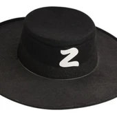 Zorro Şapka Maske Set Yetişkin thumbnail 4