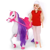 Jasmine Atlı Bebek Beyaz-Pembe thumbnail 2