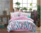 Kingsize Poplin Nevresim Mikado Pembe thumbnail 2