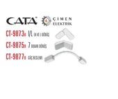 CATA CT 9875 Magnetıc Ray Ek Parçası Beyaz thumbnail 1