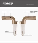 Carg7 Bluetooth Araç Fm Transmitter Usb Girişli thumbnail 2