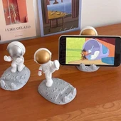 Mini Astronot Model Telefon ve Tablet Tutucu Standı thumbnail 2