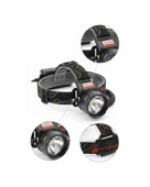 Hareket Sensörlü Şarj Edilebilir Kafa Lambası LCD Göstergeli thumbnail 5