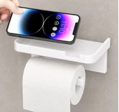 Raflı Yapışkanlı Tuvalet Kağıdı Askılığı thumbnail 1