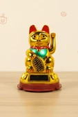 LUCKY CAT Hareketli Solarlı Şans Kedisi thumbnail 1