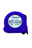visco Çelik Şerit Metre 3m X 16 Mm Mavi thumbnail 1