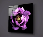 Floral Pembe Cam Tablo thumbnail 2