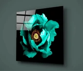 Floral Yeşil Cam Tablo thumbnail 2