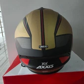 KAPALI KASK AXXIS MAT GOLD SİYAH M thumbnail 4