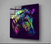 Renkli Zebra Cam Tablo thumbnail 2