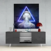 Geometrik Düşünceler Cam Tablo thumbnail 4