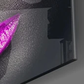 Pembe Kirpikler Cam Tablo thumbnail 3