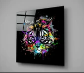 Kedi Sanatı Cam Tablo thumbnail 2