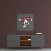 Köpek Cam Tablo thumbnail 4