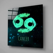 Burçlar - Yengeç Cam Tablo thumbnail 2