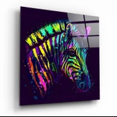 Renkli Zebra Cam Tablo thumbnail 1