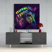 Renkli Zebra Cam Tablo thumbnail 4