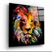 Sarı Aslan Cam Tablo thumbnail 1