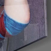Çılgın Maskeli Dilber Cam Tablo thumbnail 3